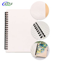 En gros A5 Relié Spirale Sublimation Imprimables Blancs Personnalisable Journal Notebook Fil À Coudre Planificateur Journal