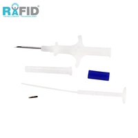 Kustom Rfid hewan peliharaan mikrochip Rfid untuk hewan jarum suntik sekali pakai dan jarum