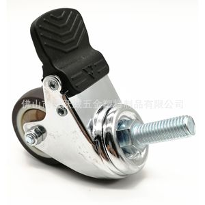 Furniture Casters 50mm TPR Silent <b>Swivel</b> With Brake For Coffee <b>Table</b> Industrial Use - Product Image 4