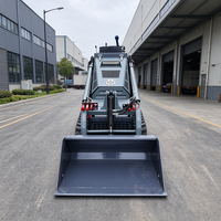 YW 1ton Mini Skid Steer Loader dengan Bucket Sempit 820 mm