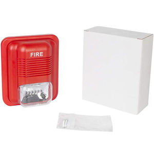 Sirena Estroboscópica con Cable para Sistema de Alarma contra Incendios, 12/24VDC, 105-120dB, 5 LED, Detección de 50m, ABS - Product Image 6