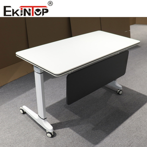 Sinonis Wooden Modern Commercial School Activity Training Office <b>Folding</b> Laptop <b>Desk</b> Stand Learning <b>Desk</b> - Product Image 3