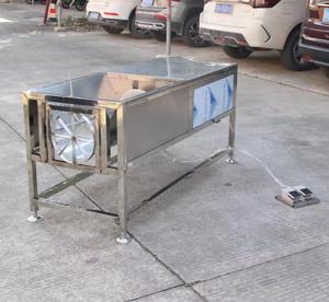Machine à découper les légumes et les citrouilles en acier inoxydable, coupe-fruits avec moteur 3KW, haute capacité - Product Image 2