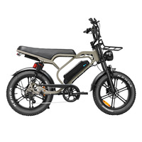 Meilleur prix STOCK UE Vélo électrique V20 Limited Fat Tire V8 Moteur 250W Batterie 48V 15.6Ah Vélo électrique hybride pour toutes les routes