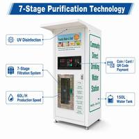 Distributeur d'eau automatique en libre-service 24h/24 pour l'extérieur, eau potable pure pour les parcs, les rues et les communautés