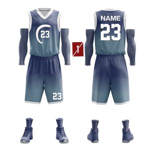 Volledig Maatwerk En Sublimatie Nieuw Model Basketbal Jersey - Product Image 2