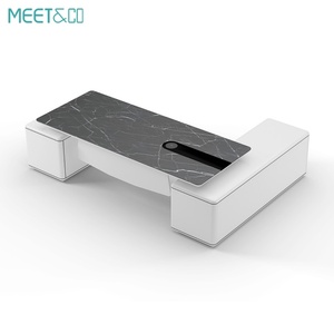 Escritorio Ejecutivo Ergonómico en Forma de L, Moderno y de Lujo, Ajustable, Extensible, de MDF, por Proveedor de Muebles de Oficina - Product Image 6