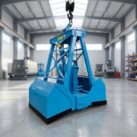 Grue de manutention super capacité pour le chargement de marchandises en vrac sur les navires, déchargement en quai, grue hydraulique télécommandée sans fil