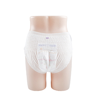 Vente en Gros en Stock, Lot de 2 Pièces/Paquet, 40 Paquets/Boîte, Culottes Menstruelles pour Adultes, Super Douces et Absorbantes, Sous-vêtements Sanitaires Féminins