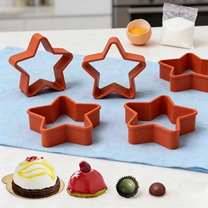 แม่พิมพ์ซิลิโคนรูปทรงครึ่งวงกลม 3 มิติ สำหรับทำมูสเค้ก ขายดี - Product Image 3