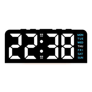 Reloj Despertador Digital LED al por Mayor con Pantalla de Fecha, Doble Alarma, Función de Repetición y Modo de Luz Nocturna para Dormitorio, Escritorio o Mesa - Product Image 1