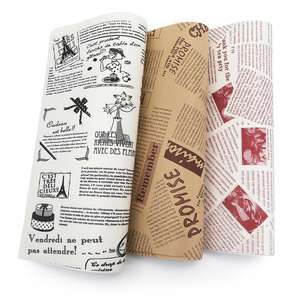 3000PCS Burger Sandwich Greaseproof <b>Wrapping</b> <b>Paper</b> Disposable <b>Food</b> Grade Hamburger Cake Deli Grease Proof <b>Paper</b> for <b>Food</b> - Product Image 3
