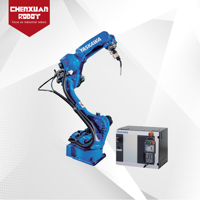 Robot de soudage flexible à 6 axes, bras robotisé servo de haute précision, station de soudage automatique pour cadres et quincaillerie en acier