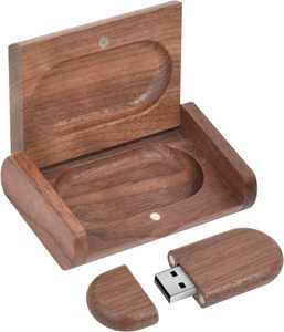 Pendrive de Madera Promocional USB 2.0 128GB 64GB Tipo-C OTG 4 en 1 Chiavetta USB Stick Cles Madera 16GB Unidad Flash USB - Product Image 3