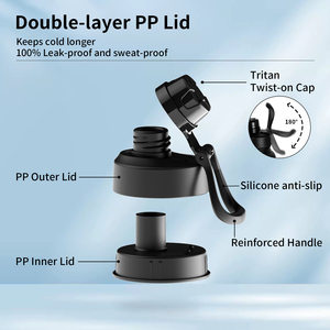 Shaker à protéines en acier inoxydable de 32 oz en gros - Durable, écologique, personnalisable, isolation thermique de 6 à 12 heures pour l'entraînement et les voyages - Product Image 5
