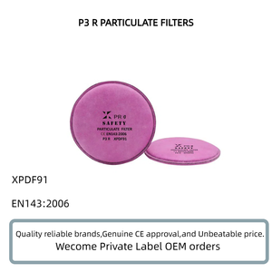Respirateur à usage industriel avec <span class=keywords><strong>cartouche</strong></span> filtrante en coton à vapeur organique <span class=keywords><strong>P3</strong></span> R Filtres à particules Masque anti-poussière pour la protection contre les gaz - Product Image 2