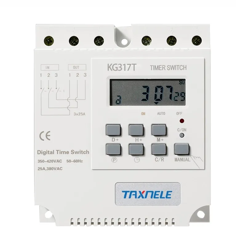 KG317T 380V / 25A / 16A three 3 phase timer Three-phase motor timing control switch 16 times on / off timer switch
