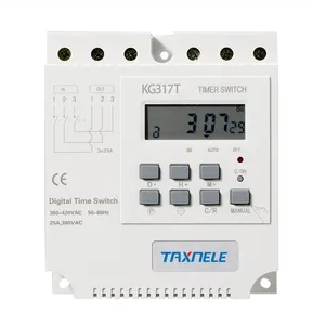 KG317T 380V / 25A / 16A Tiga 3 Phase Timer Tiga Fase Motor Kontrol Waktu Switch 16 Kali on/Off Timer Switch