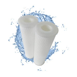 Élément filtrant plissé microporeux de 10 pouces, cartouche filtrante à membrane PP en gros pour machine de purification d'eau - Product Image 1