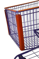 Chariot de courses à grande capacité Jonasson, chariot de supermarché, personnalisation, style américain, 210L, installation facile