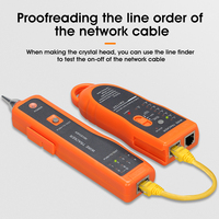 Testeur de câble réseau LAN Cat5 Cat6 RJ45 UTP STP Détecteur de ligne Chercheur de fil téléphonique Traceur de ligne Outil de diagnostic Kit de tonalité