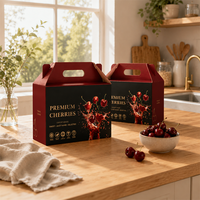 Boîte d'expédition en carton ondulé FruitVault pour fruits frais, emballage personnalisé pour légumes et produits horticoles, vente en gros