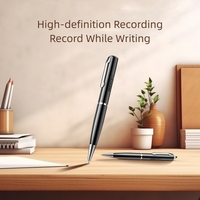 Enregistreur vocal haute définition portable, avec fonction d'enregistrement et d'écriture, réduction du bruit, lecteur MP3 en forme de stylo grande capacité