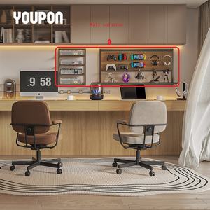 رف تخزين جداري مستطيل مبتكر من سبائك الألومنيوم من YOUPON، رف عرض عصري معلق على الحائط للمطبخ - Product Image 1