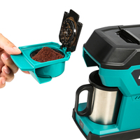 Machine à café portable sans fil LIANGYE 20V, alimentée par batterie, pour le camping, le chantier et les voyages, préparation en 6 minutes