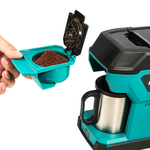 Machine à <span class=keywords><strong>café</strong></span> sans fil 20V portable alimentée par batterie au lithium-ion, idéale pour le camping, les voyages et les chantiers - Product Image 6