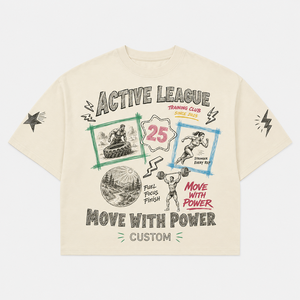 T-shirt Homme Vintage Délavé Coupe Courte Imprimé Graphique Personnalisé Coupe Ample Streetwear Logo Personnalisé Étiquette Personnalisée Vente en Gros - Product Image 1