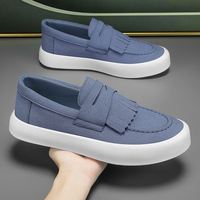 Nouvelles Chaussures Décontractées et Polyvalentes pour Hommes, Style Britannique, Pointures 39-44, Mocassins Tendance pour l'Automne