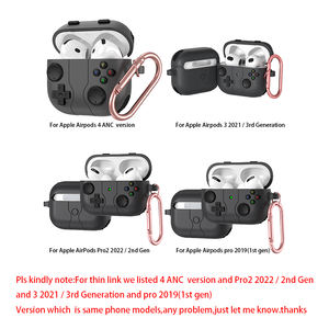 Funda creativa para auriculares con dibujos animados en 3D para <span class=keywords><strong>Apple</strong></span> <span class=keywords><strong>Airpods</strong></span> 4 ANC / 3 2 <span class=keywords><strong>Pro</strong></span>, funda de silicona suave con gancho - Product Image 2