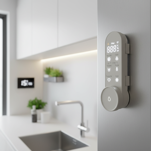 Affichage numérique LED segmenté personnalisé en couleur avec fonction tactile, couverture en acrylique blanc Kerun, appliqué aux purificateurs d'eau - Product Image 6