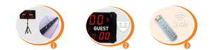 <span class=keywords><strong>Tabellone</strong></span> Segnapunti LED KENSUN per Padel Tennis, Display a 6 Cifre Bicolore, Impermeabile IP54, Luminosità 5500cd, Controllo WiFi e App Mobile - Product Image 5