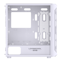 Lovingcool vente chaude pleine tour PC armoire de jeu Cool boîtier de E-ATX en alliage d'aluminium bas quantité minimale de commande prix usine tour de bureau pour serveur