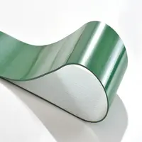 PVC konveyör bant çim yeşil tasarımcı kauçuk transmisyon kayışı PVC kavrama üst konveyör bant
