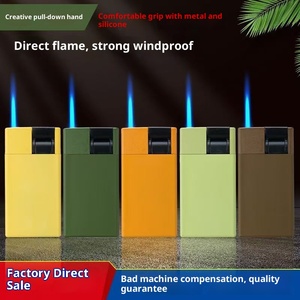 Accendino Ricaricabile Antivento all'Ingrosso per Fumatori e BBQ, Accendino a <span class=keywords><strong>Gas</strong></span> Butano - Product Image 2