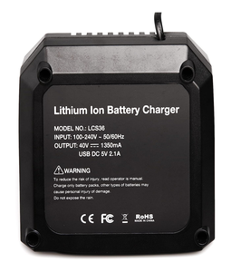 <span class=keywords><strong>Cargador</strong></span> rápido máximo de 36V/40V LCS36 LCS40 Compatible con batería <span class=keywords><strong>Black</strong></span> and <span class=keywords><strong>Decker</strong></span> LBXR36 LBXR2036 LBX36 LBX1540 LBX2040 LBX2540 - Product Image 3