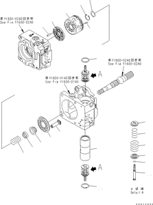 Bomba de Motor Hidráulico 708-7H-00011 para Bulldozer D155AX-3 - Product Image 3