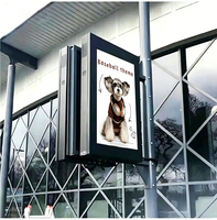 Panneau d'affichage LED extérieur 4K couleur, fonction vidéo, éclairage intelligent sur poteau, étanche IP66, publicité SDK, garantie 1 an