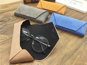 Manufacturers Wholesale Leather High Quality Custom Sunglasses <b>Case</b> Packaging Can Print Logo <b>Glasses</b> Box Sunglasses Packaging - Product Image 3