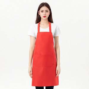 Delantal negro Unisex con logotipo personalizado de fábrica, delantal ajustable para técnicos de uñas, Salón personalizado, trabajo de peluquero, barbacoa, cocina, delantal de camarera - Product Image 2