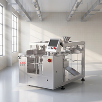 Machine d'emballage rotative miniature automatique électrique à commande PLC pour liquides, poudres, grains de café, produits chimiques et sachets préformés, économique