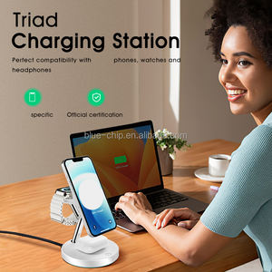 Nouvelle Version de support de charge sans fil pour double montre intelligente de bureau pour <span class=keywords><strong>Apple</strong></span> <span class=keywords><strong>Watch</strong></span> Series Ultra/Se/8/<span class=keywords><strong>7</strong></span>/6/5/4/3/2 - Product Image 5