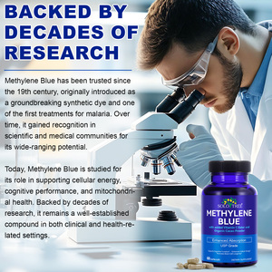 SOLOTREE suplemen makanan Vegan, meningkatkan penyerapan kapsul biru saya <span class=keywords><strong>Label</strong></span> pribadi kapsul biru metilen untuk dukungan energi - Product Image 5