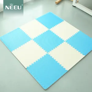 EVA foam environmental Interlocking puzzle mesh pvc floor mat