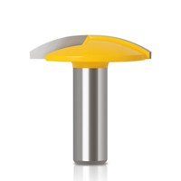 1pcs 12mm 1/2 "Shank 2-1/2" Wide Big Bowl Router Bit 2.5 "Radius Concave Radius Milling Work Wood Crown Bits