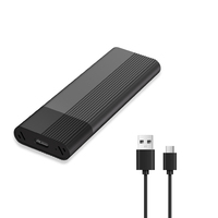 Boîtier M.2 NVMe USB 3.2 Gen2 10Gbps Boîtier SSD sans outil pour adaptateur SSD externe NVMe PCIe M-Key Support UASP Trim