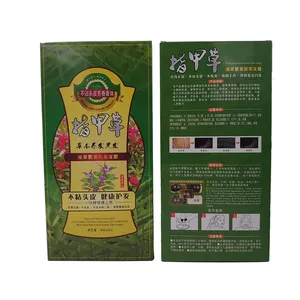 Fornitore di oro di vendita calda colore personalizzato Tong Ren Tang tingere facilmente i capelli olio nero